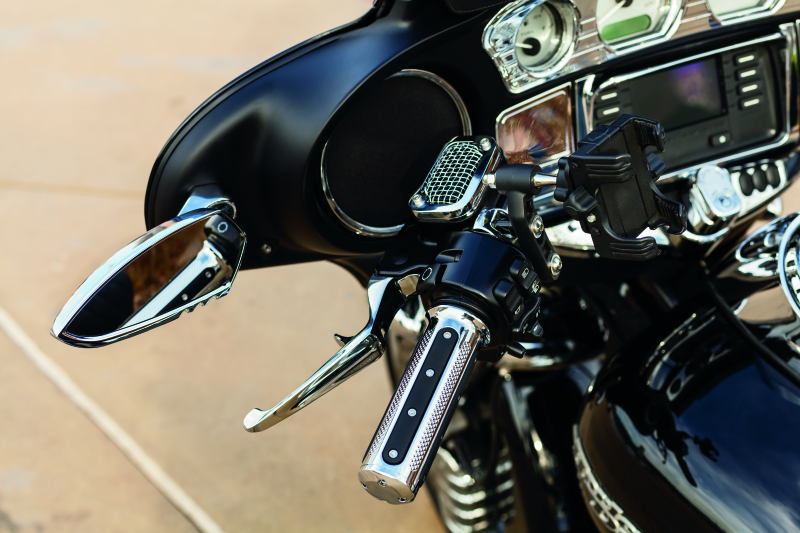 Kuryakyn Corona Speaker Grills Chrome for Harley-Davidson Touring Models