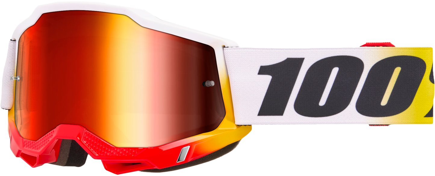 100-Percent Accuri 2 Goggle Torken Mirror Red Lens for Enhanced Visibility and Safety