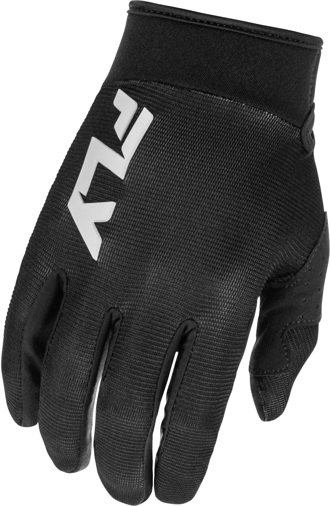 FLY RACING YOUTH F-16 GLOVES BLACK/WHITE YXS'YXS
