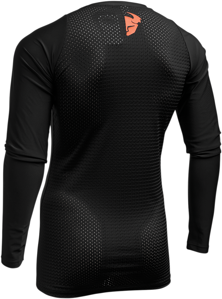 THOR Long Sleeve Compression Shirt - Black, Part Number 2940-0387