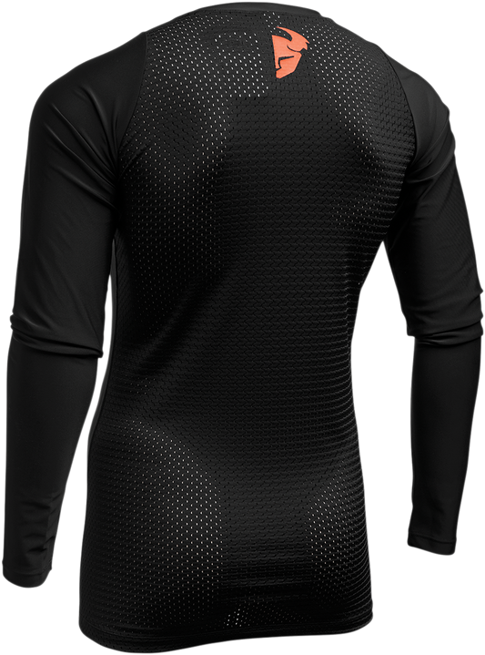 THOR Long Sleeve Compression Shirt - Black, Part Number 2940-0387