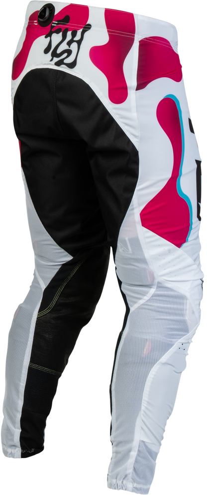 Lite Vibe Pants White/Pink/Blue Sz 38