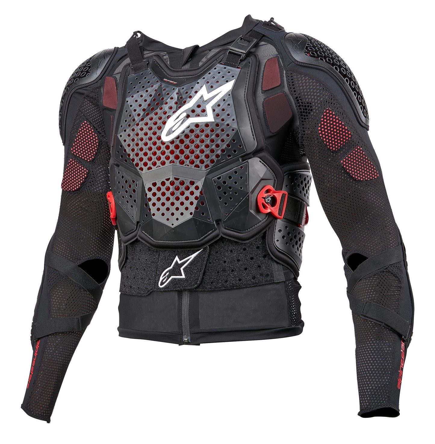 Alpinestars 6506524-123-S: Bionic Tech V3 Protection Jacket Blk/Wht/Red Sm