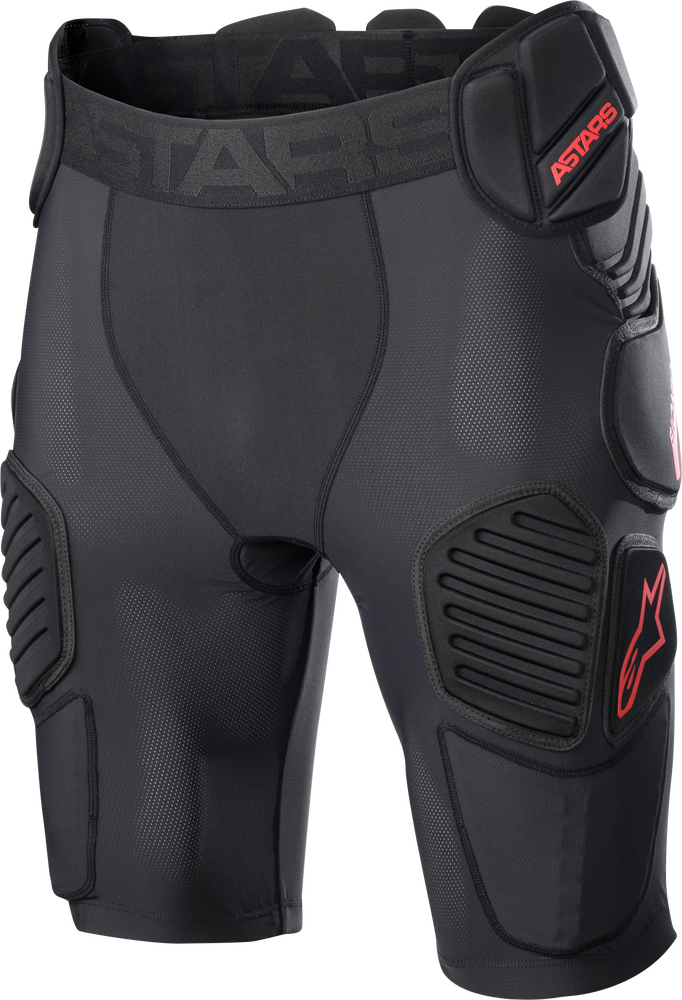 Alpinestars Bionic Pro Protection Shorts Black/Red 6507523-13-XL