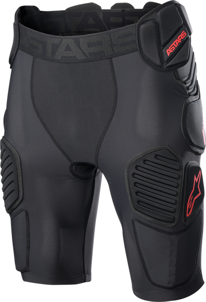 Alpinestars Bionic Pro Protection Shorts Black/Red 6507523-13-XL