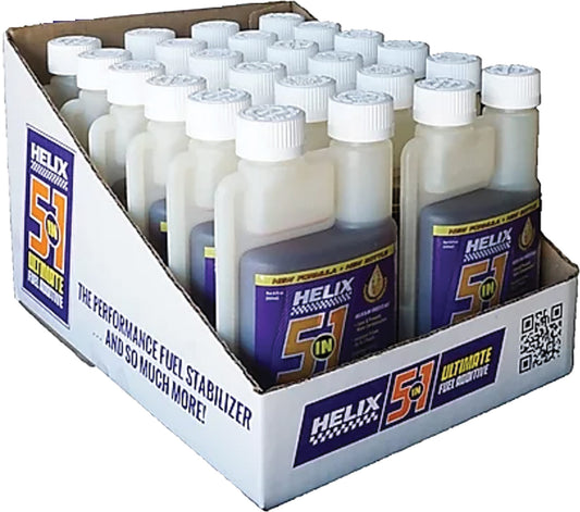 Helix 5 IN 1 Fuel Additive 1 x12-Pack of 8oz Bottles 911-1212