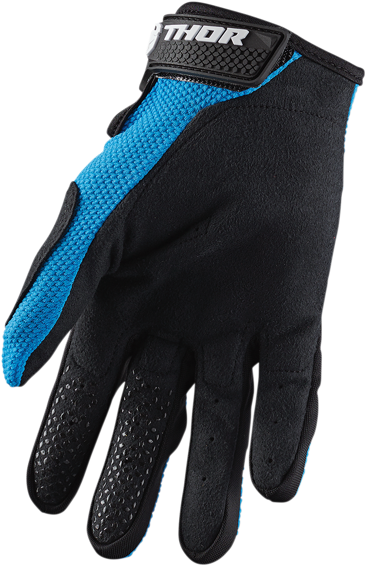THOR Sector Gloves - Blue/Black Large, Part 3330-5862