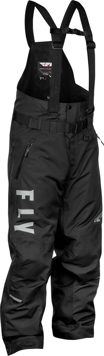 Fly Racing Carbon Bib Black and Grey 2X – Durable Motorcycle Gear for Off-Road Riding