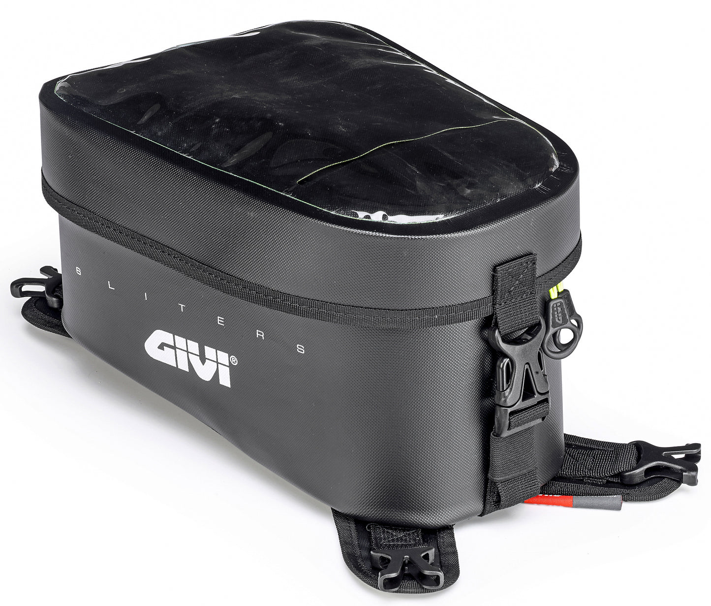 GIVI GRT716 Waterproof 10 Liter Tankbag with Strap Mount — Durable, Weatherproof Motorcycle Storage