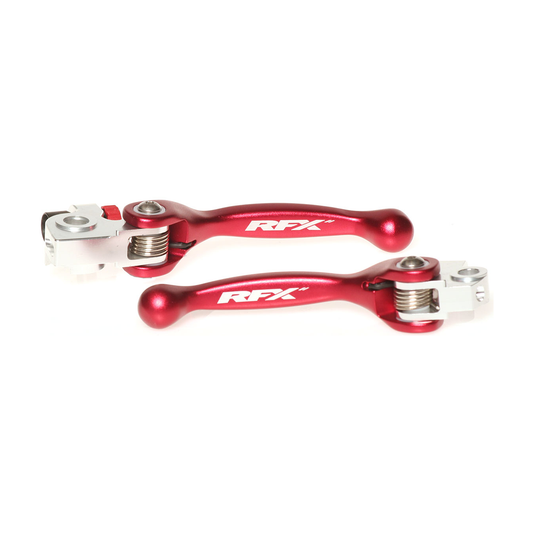 RFX Flexible Lever Set Red Beta FXFL 80000 55RD for Enhanced Motorcycle Control