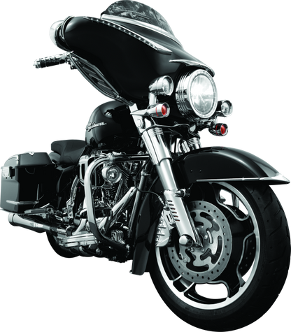 Kuryakyn Front Fender Side Trim Chrome for Harley Davidson Touring Models