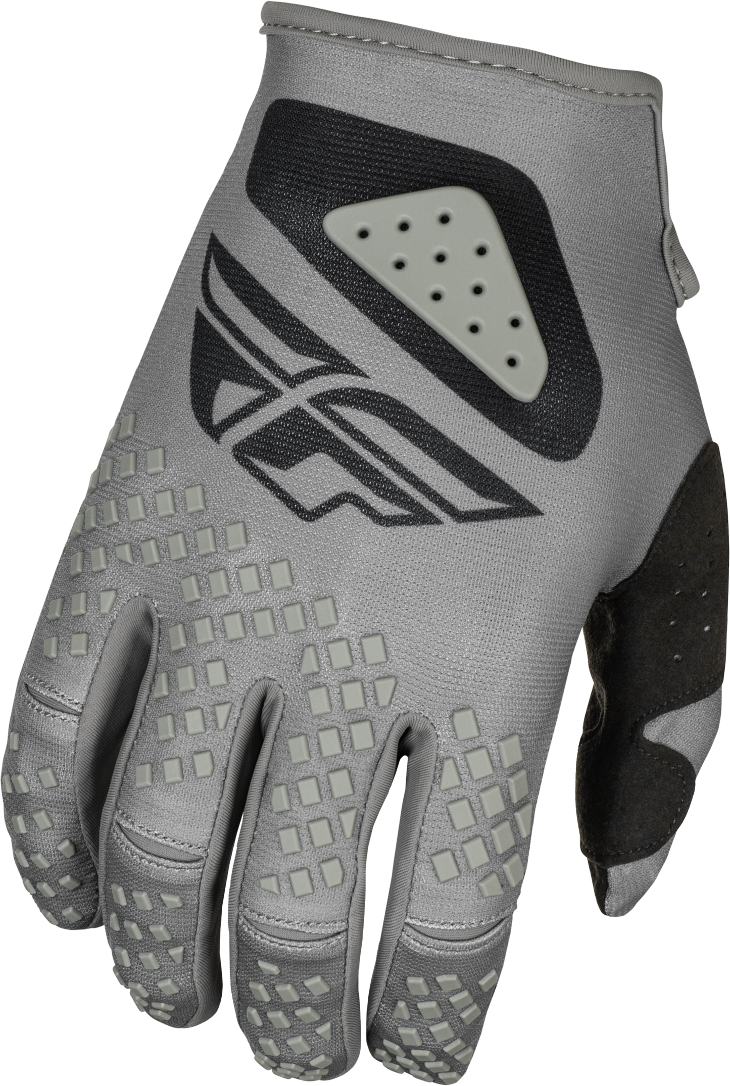 Fly Racing Kinetic Sym Gloves Grey/Black - Part Number 378-4123X