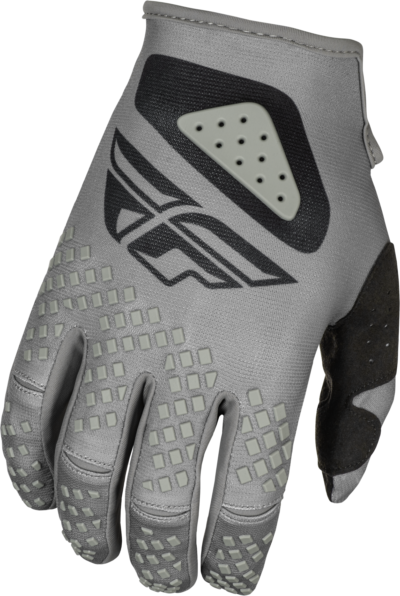Fly Racing Kinetic Sym Gloves Grey/Black - Part Number 378-4123X