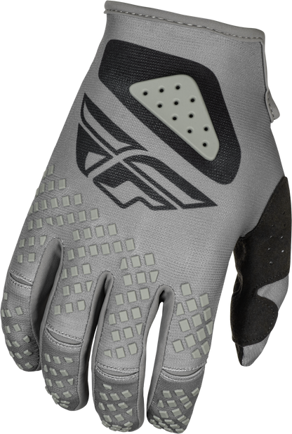 Fly Racing Kinetic Sym Gloves Grey/Black - Part Number 378-4123X