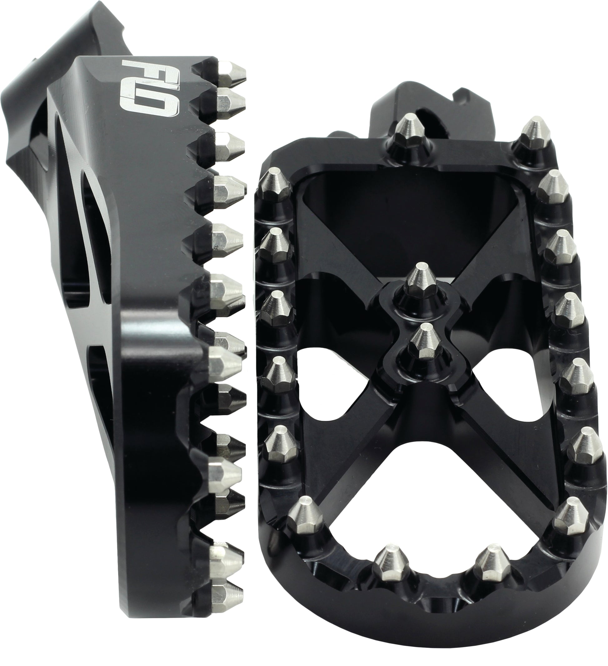 FLO MOTORSPORTS Adventure and Snow Footpeg Black SPEG-792BLK for Kawasaki KX250F