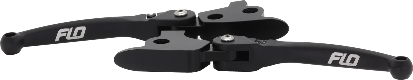 FLO Motorsports Mx Style Lever Set for Harley-Davidson CVO '23-'24 in Black, Part Number HD-813