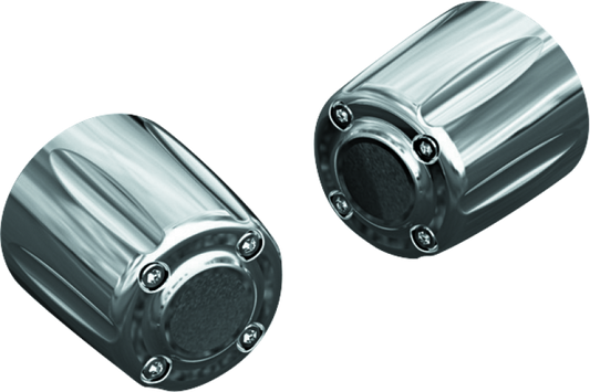 Kuryakyn Grip End Weights Chrome - Reduce Handlebar Vibration and Enhance Style
