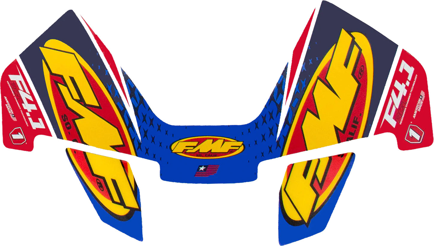 FMF 4.1 RCT Decal - Durable Motorcycle and ATV Sticker