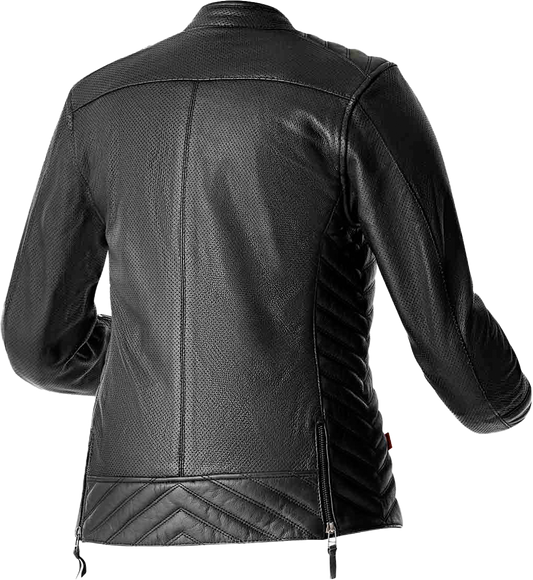 RST Women's Roadster Air D3o Leather Jacket Black, Size 2XL