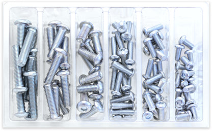 BOLT SV-BHM6M8 Button Head Allen Bolt Assortment - 90 Piece Kit