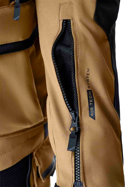 RST Ps Adventure D3O Jacket Sand and Black - All-Weather Touring Motorcycle Jacket with Removable Layers and CE AA Certification