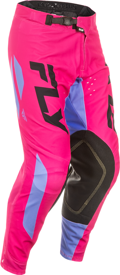 Fly Racing Evolution DST Pants Pink/Lavender/Black Size 28