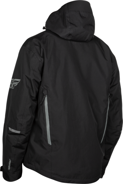 Fly Racing Incline Jacket Black/Grey 4X – Waterproof, Breathable Motorcycle Outerwear