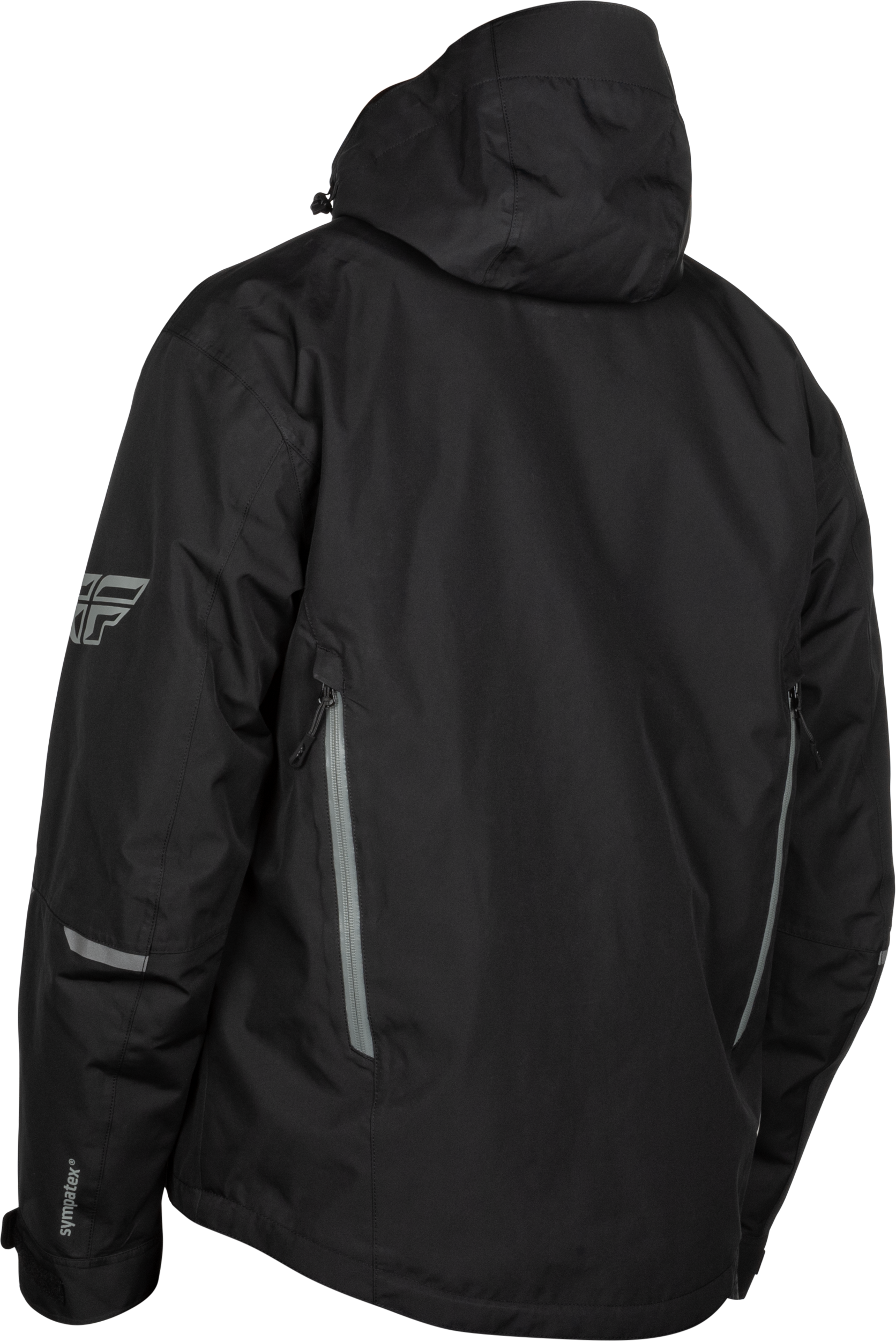 Fly Racing Incline Jacket Black/Grey SM - Waterproof, Breathable Motorcycle Outerwear