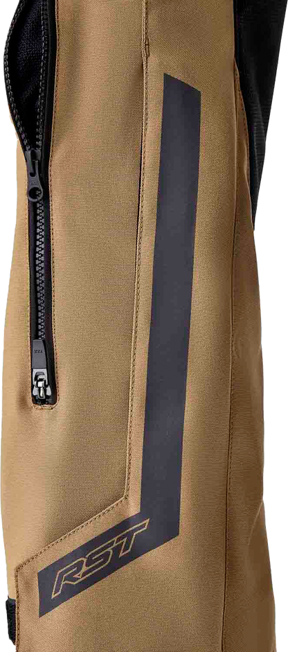 RST Ps Adventure D3O Pants Sand/Black Textile XL - Motorcycle Touring Pants with CE AA Certification