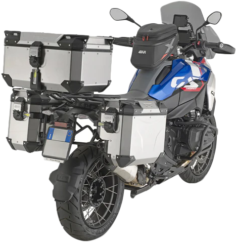 GIVI Outback EVO Smart Top Case 58L Silver with Monokey System and Security Lock