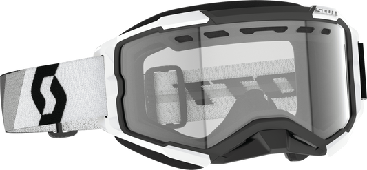 FURY SNOWCROSS GOGGLE PREMIUM BLACK/WHITE CLEAR