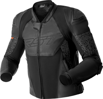 RST Supersport K D3O Leather Motorcycle Jacket - Black, Large