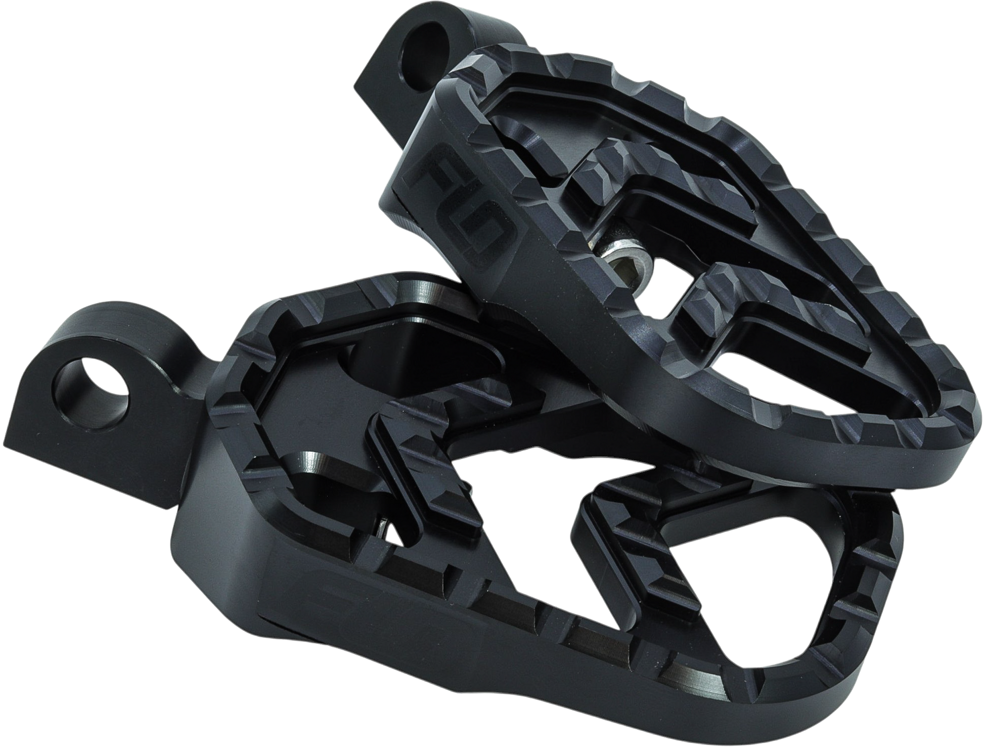 FLO Motorsport Savage Series Footpegs Black - Part V-800BLK