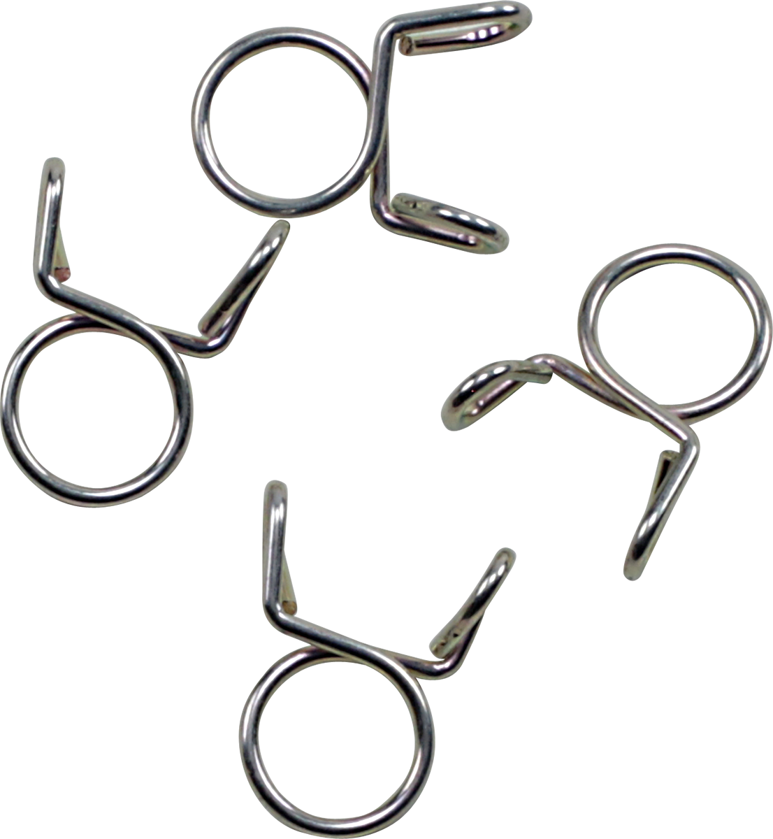 ALL BALLS Refill Clamp Kit FS00049 for Fuel Line and Wiring, 9 mm, Silver, 4 Pack