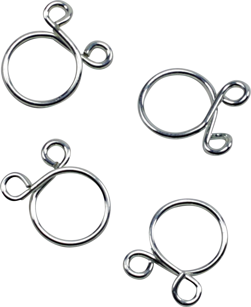 ALL BALLS FS00051 Refill Clamp Kit for Fuel Line and Wires, 4 Pack