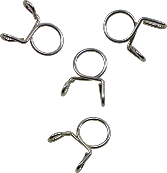 ALL BALLS Refill Clamp Kit FS00053 - 9mm Fuel Line and Wire Clamps, 4 Pack