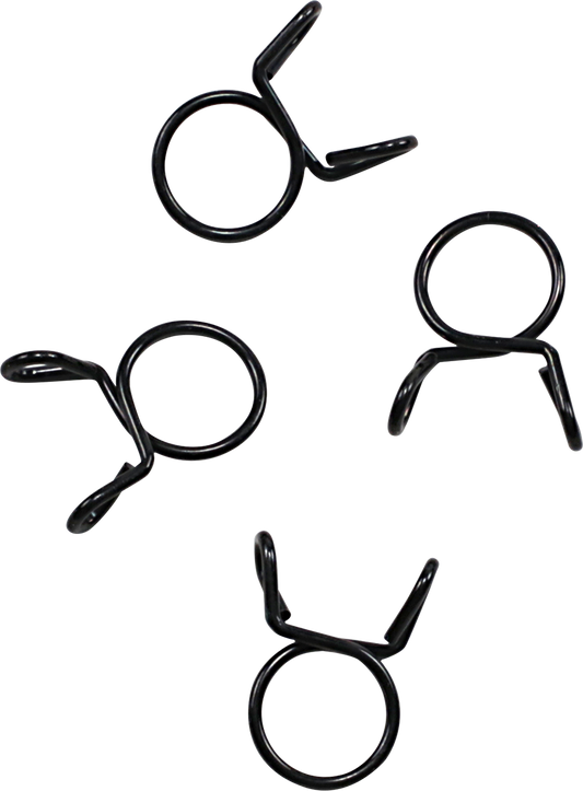 ALL BALLS FS00054 Refill Clamp Kit for Fuel Line and Wiring - 10.3 mm, Black, 4 Pack