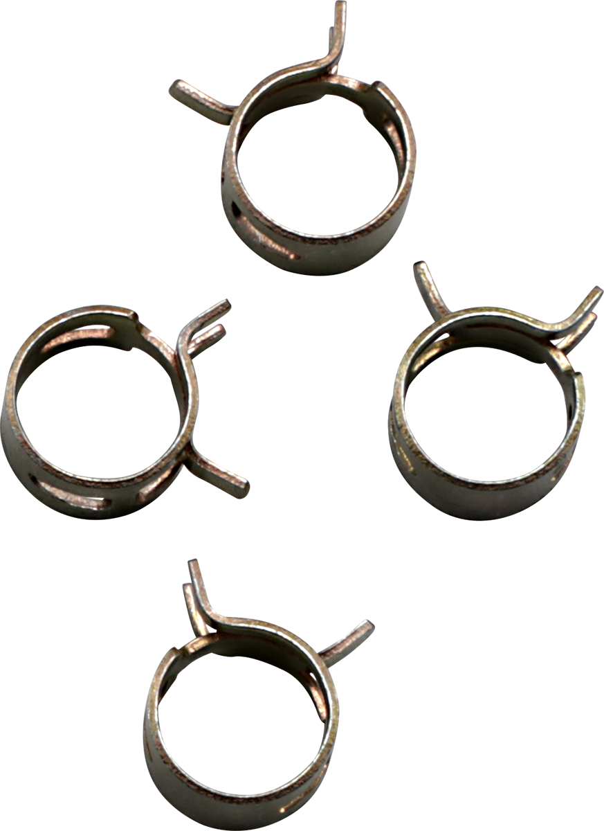 ALL BALLS FS00056 Refill Clamp Kit for 12mm Fuel Lines - 4 Pack