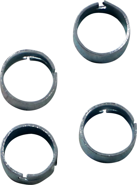ALL BALLS Refill Clamp Kit FS00060 - Fuel Line Band, Earless, Silver, 10 mm, 4 Pack