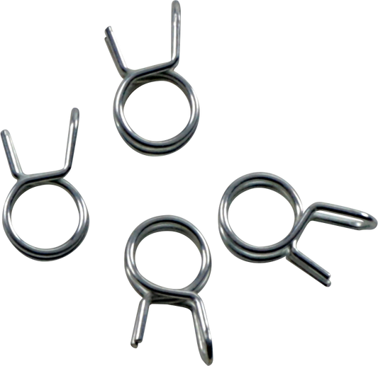 ALL BALLS FS00066 Refill Clamp Kit for Fuel Line and Wire - Silver, 9.2 mm, 4 Pack