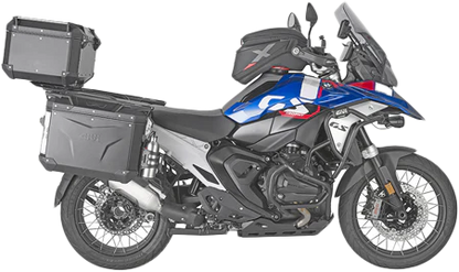 GIVI Outback Evo Smart Case 48L Left Side Black – Durable Aluminum Motorcycle Side Case