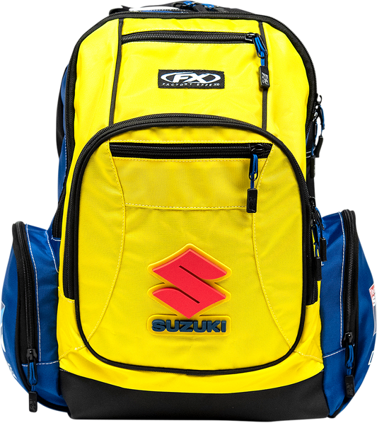 Factory Effex Suzuki Premium Backpack - Yellow (Part #23-89400)