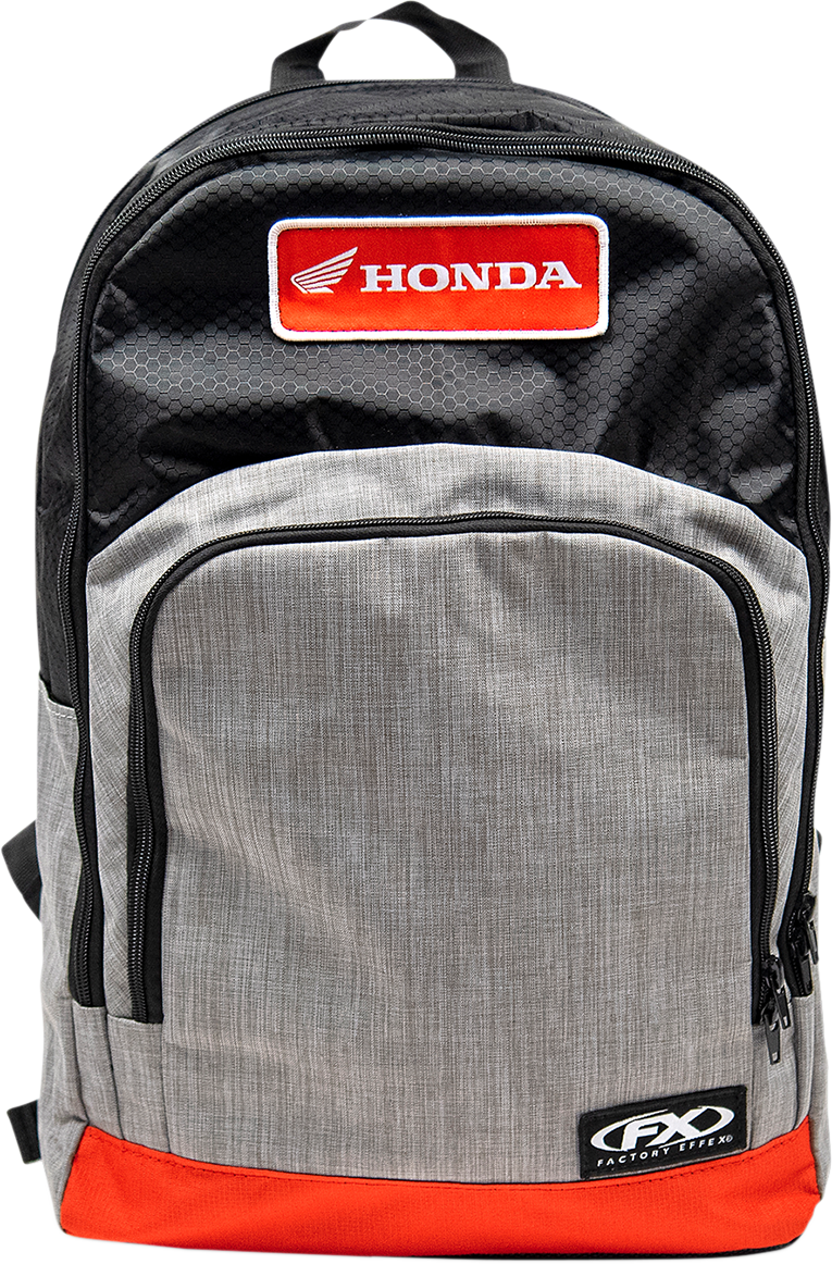 Factory Effex Honda Standard Backpack - Black/Gray/Red 23-89310