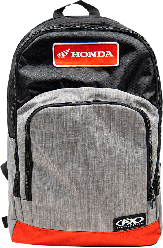 Factory Effex Honda Standard Backpack - Black/Gray/Red 23-89310