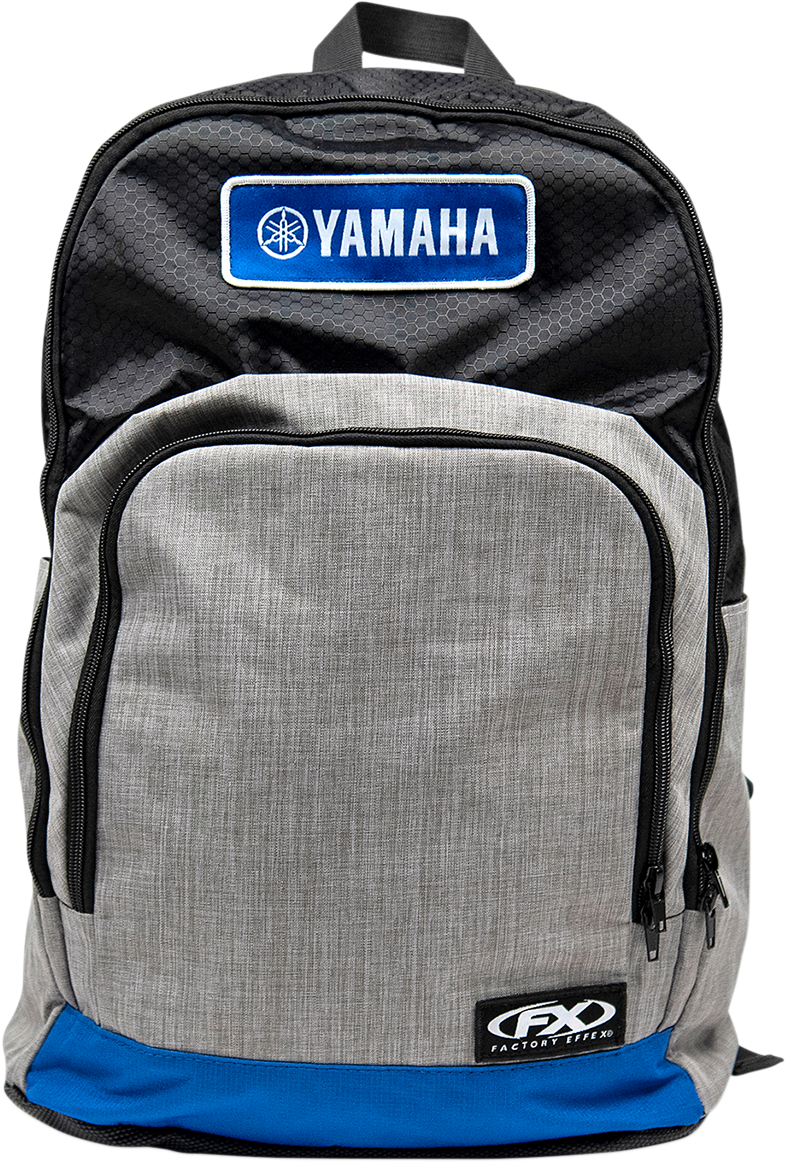 FACTORY EFFEX Yamaha Standard Backpack - Black/Gray/Blue (Part #23-89210)
