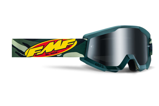FMF Vision Powercore Goggle Assault Camo Mirror Silver Lens - Part F-50051-00001