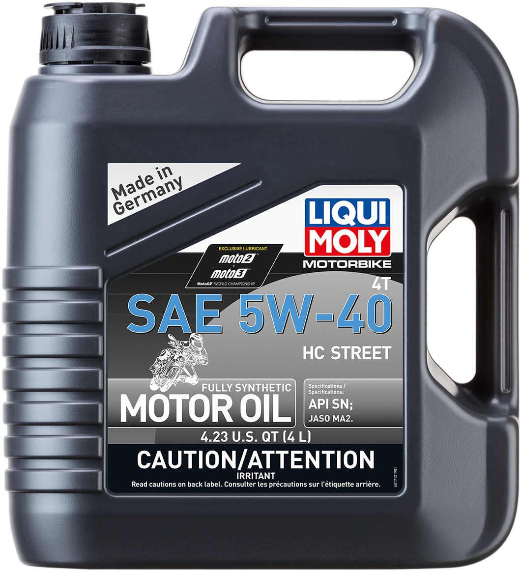 LIQUI MOLY HC Street Oil 5W-40 Part Number 20414 – Fully Synthetic Engine Oil for High-Performance Vehicles
