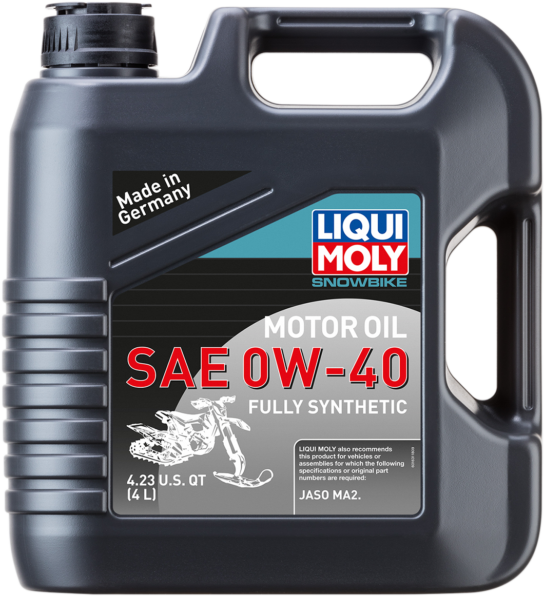 LIQUI MOLY Snowbike Synthetic Oil 0W-40 Part Number 20358 – 4L Bottle