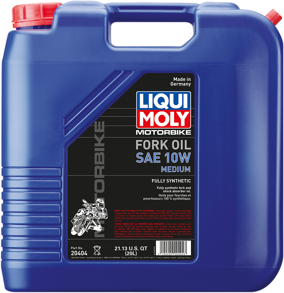 LIQUI MOLY Medium Fork Oil 10W - 20L Part Number 20404