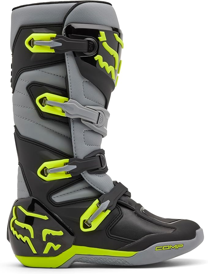 Fox Racing Comp Boot Gray/Yellow